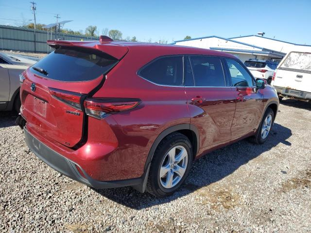 Damaged red Toyota Highlander SUV for sale to a Fremont damaged vehicle buyer